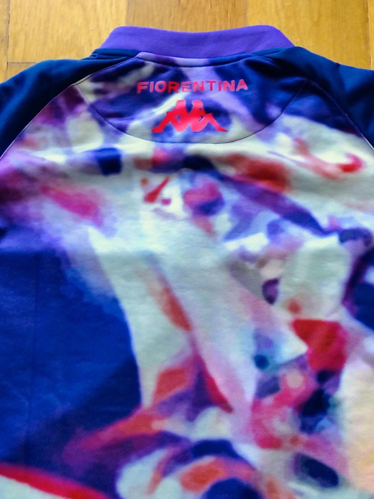Men football shirt Kappa original Fiorentina training sweatshirt Fiesole – photo 8